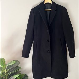 Fitted Black Zara Coat